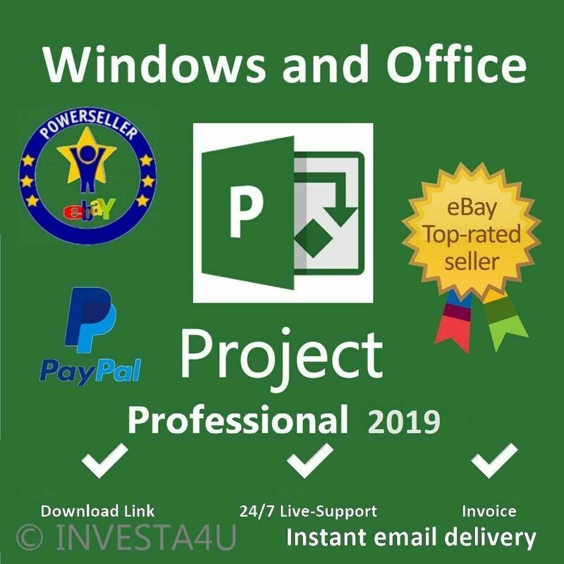2021 Nieuwe Project Microsoft 2019 Professionele 32/64Bit⚡️