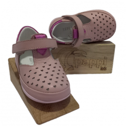Pappikids-zapatos ortopédicos de cuero para niñas, calzado de primeros pasos, modelo K0041