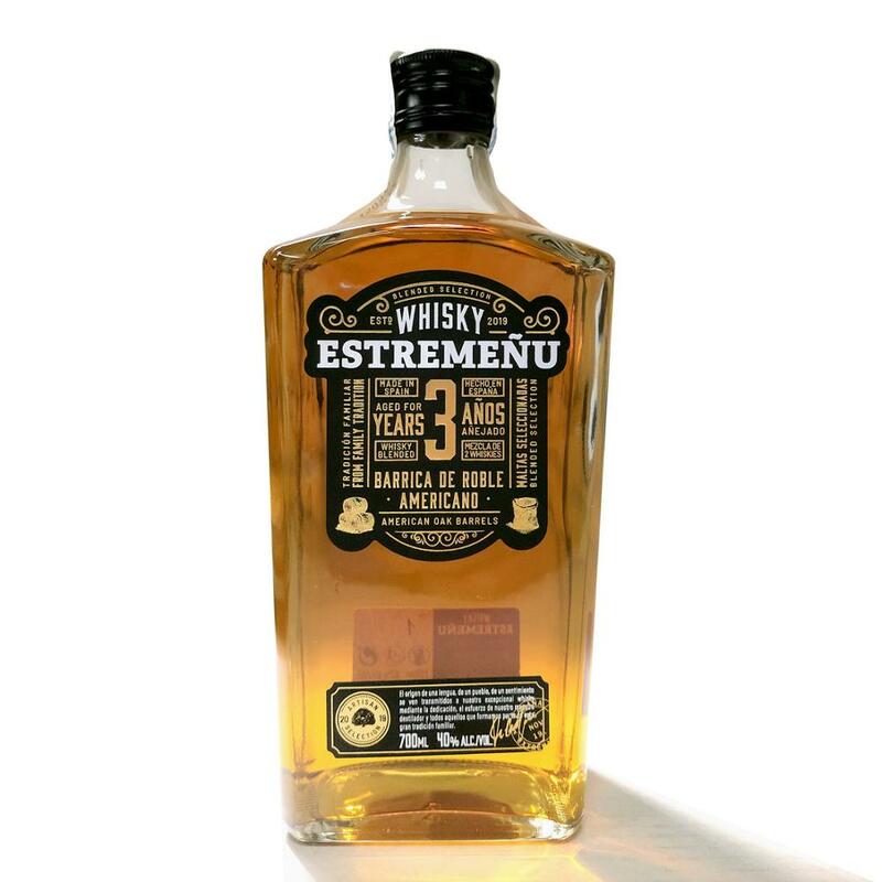 CEREX Whisky Estremeñu 700 ml Blended Selección Superior 36 meses regalo ideal para combinar o tomar solo whisky extremadura