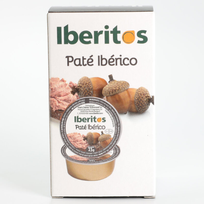 IBERITOS  - CAJA 10 PACK 5x25g PATE Iberico
