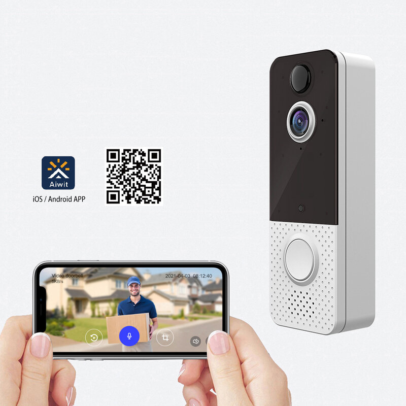 T8 Low Power Visual Doorbell WIFI Wireless Doorbell