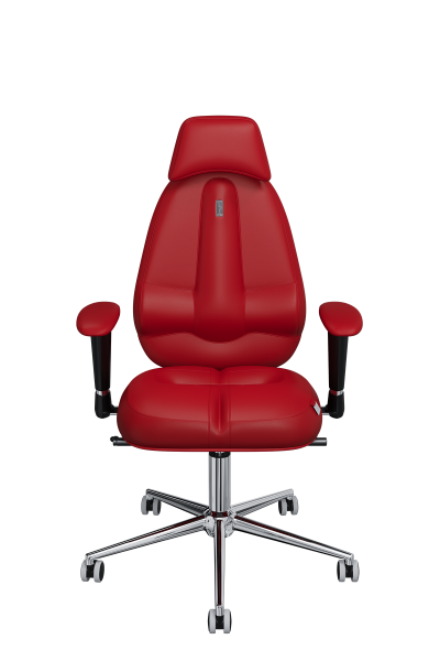 Krzesło biurowe KULIK SYSTEM klasyczne krzesło do pracy na komputerze Relief i komfort na plecach 5 stref kontroli kręgosłupa