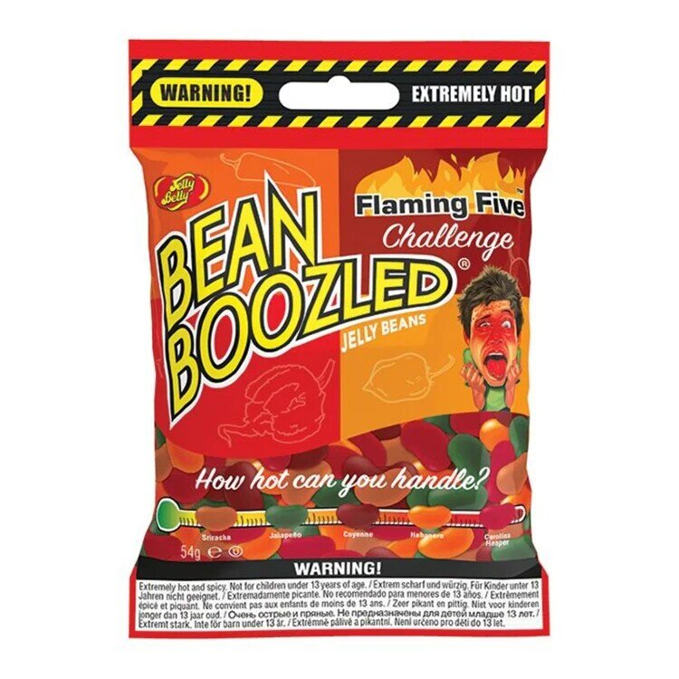 Конфеты Jelly Belly ассорти Bean Boozled Flaming Five 54 гр.