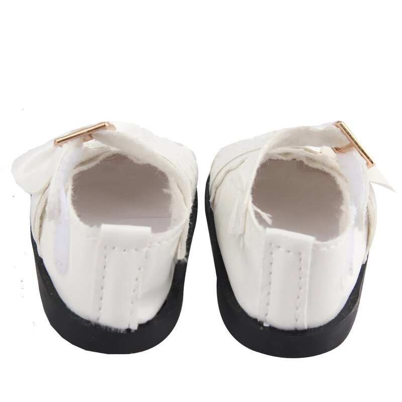 Zapatos de cuero de 5,5 cm para muñeca coreana Paola Rin, Mini zapatos con lazo, botas para muñeca americana de 14 pulgadas, EXO, Rusia