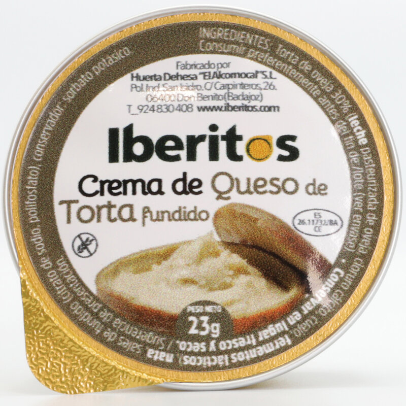 IBERITOS-поднос 18 штук из супа крем чизкейк torte литой в pod 23g-чизкейк torte