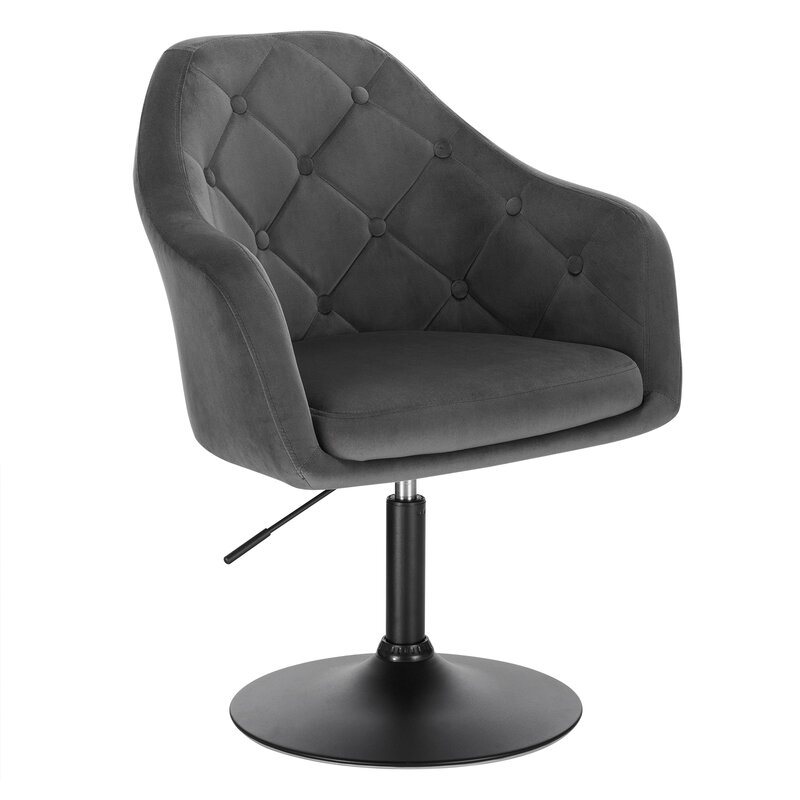 1PC krzesło barowe fotele wypoczynkowe obrotowa wysokość regulowana skóra aksamitna krzesło kuchenne dobrze wyściełane siedzisko z oparciem podłokietnika
