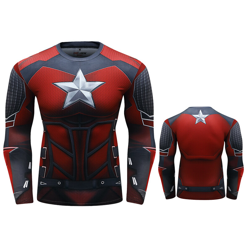 Cody Lundin Fitness Men Breathable SportWear Digital Sublimation Printed Long Sleeve with Great Quality