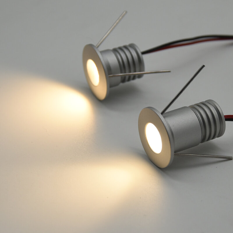 Foco LED de 1W, 2W, 3W, 4W, COB, CC, 12V, 24V, CA, 110V, 120V, 230V, 240V, lámpara de iluminación de techo, minifoco D27mm