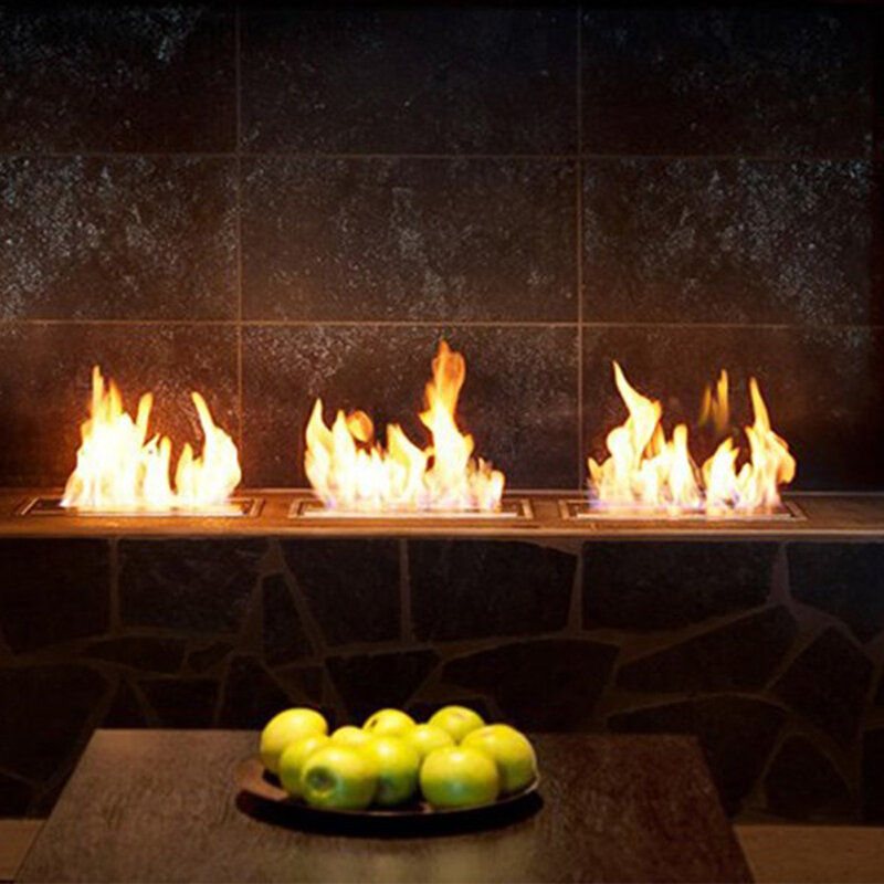 Waaw queimador de aço inoxidável lareira bioetanol etanol sem fumaça flueless estilo nórdico villa casa escritório restaurante do hotel