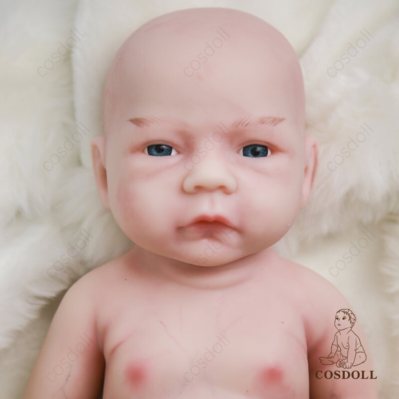 Poupée Reborn en Silicone pour bébé, 47CM, 3KG, corps complet, Adorable, très doux, jouet de bain, cadeau de noël, #13