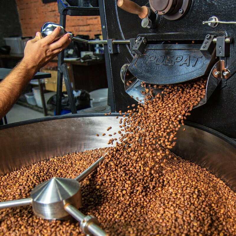Granos de café de Argentina, granos de café de 250 C, granos de café frescos, café rico en sabor natural