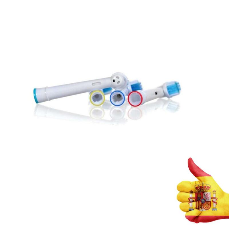 4 Recambios Cepillo Electrico, Complatible Oral b Vitaly Precision Clean White  Sensitive Proffesional Care EB-17A Calidad