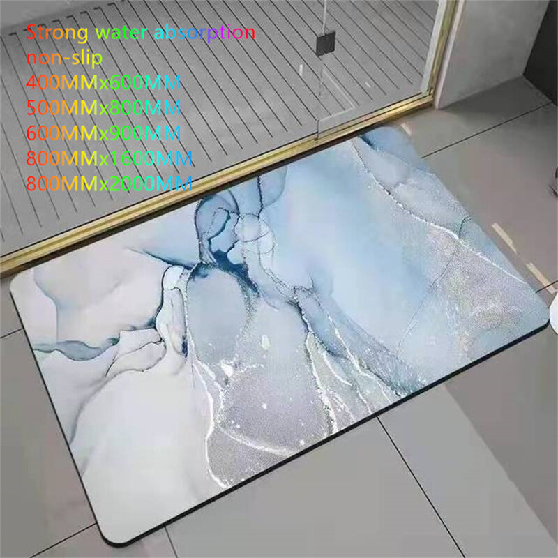 Super Absorbent Floor Mat Easy To Take Care Of Fashion Comfortable Foot Moisture-Proof Keep Warm Floor Mats