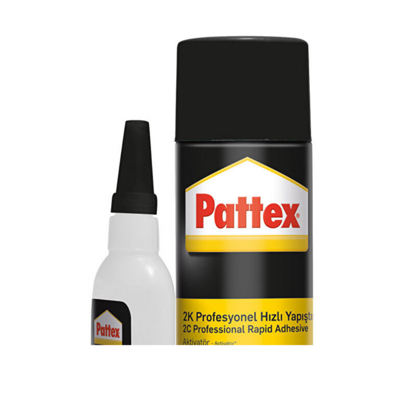 Pattex 2K Aktivator Zwei Komponente Schnelle Klebstoff Transparent Klebstoff Mdf Gummi Spanplatten Kunststoff und Gummi Hohe Qualität
