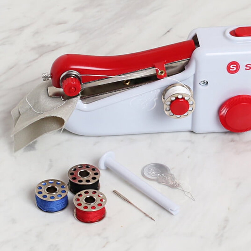 SINGER – Mini Machine à coudre portative, pratique, petit bricolage, tissu en cuir, accessoire artisanal