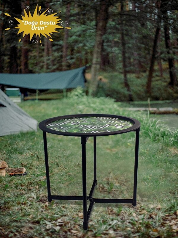 Roca nova mesa de acampamento dobrável piquenique 48 cm durável portátil churrasco cadeira jardim natureza mesas ao ar livre leve dobrável
