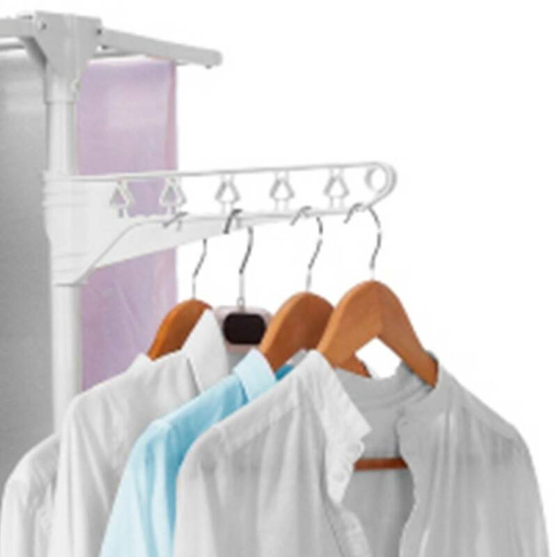 Drying rack linnen's Vertical Folding. 3 Levels Doubles plus 2 Side Wings. Drying rack Compact with wheel castors