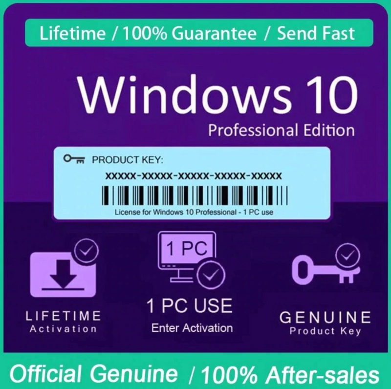 {Nieuwe 2022 Windows-10 Pro Key Global Werkt 32/64 Bits Alle Taal Venster $ 10pro}