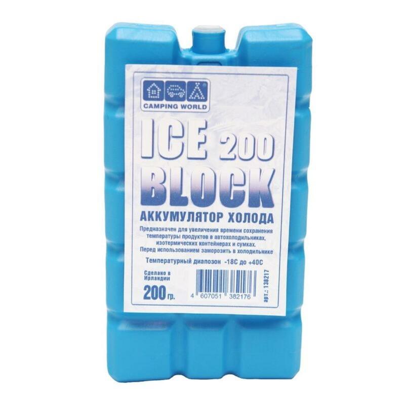 Bateria fria acampamento mundo iceblock 200 (peso 200g) (138217) campismo mundo