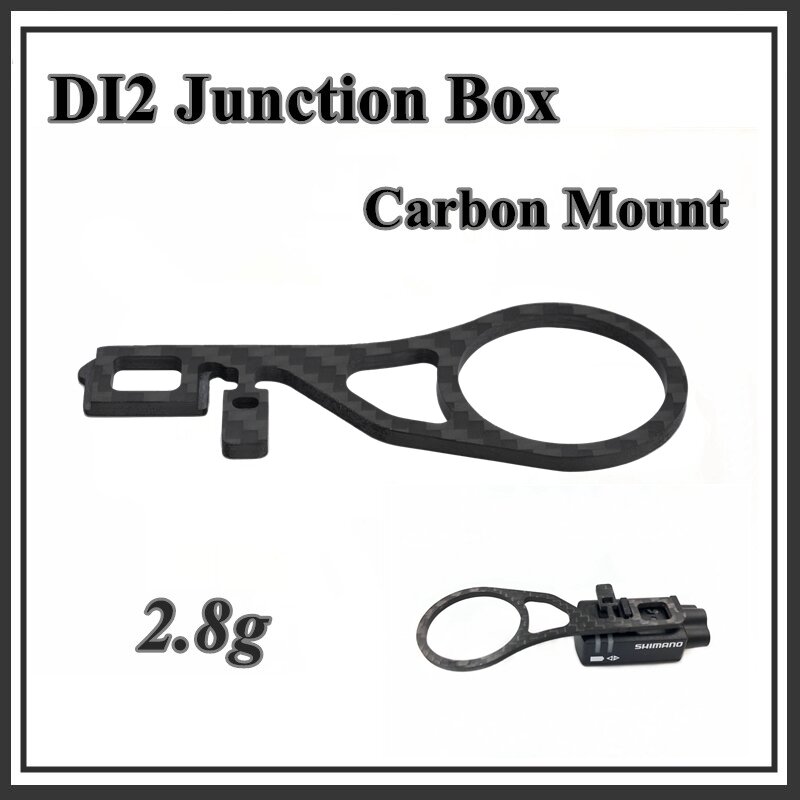 Supporto per scatola di giunzione Di2 per bicicletta Di2 EW90A EW90B adattatore di giunzione supporto in carbonio per forcella da 28.6mm