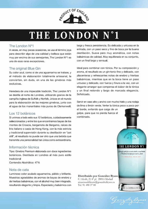 Le London #1-genève Premium-boîte de 3 bouteilles de 700 ml-expédition depuis l'espagne-genève-Gin