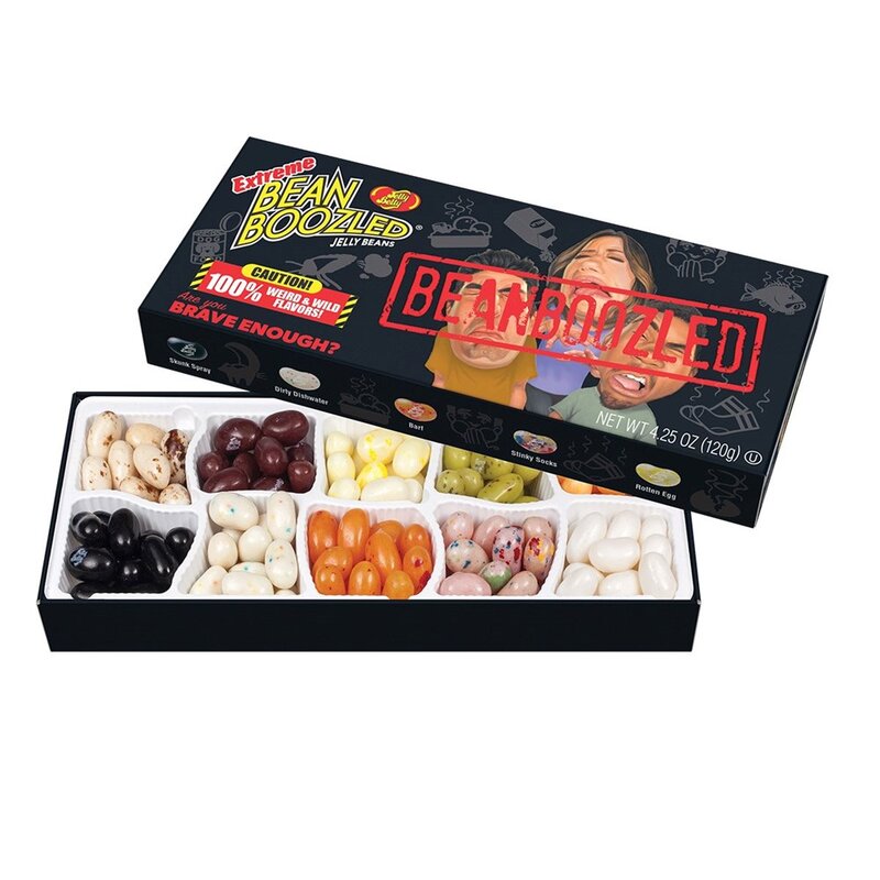 Конфеты Jelly Belly Bean Boozled Extreme 125 гр. (ужасные вкусы)