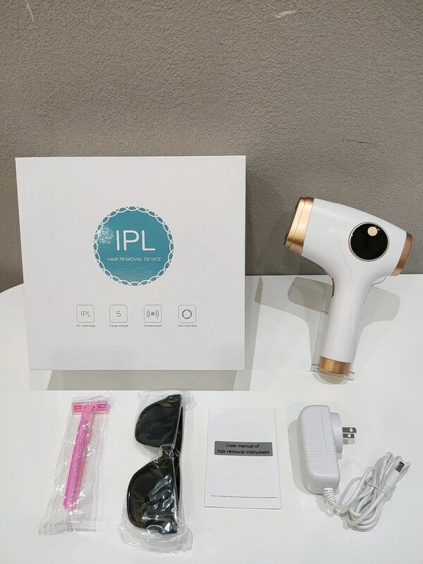 Depiladora láser de enfriamiento IPL para mujeres, dispositivo de depilación corporal, máquina Depiladora indolora para uso doméstico, 999999 Flashes