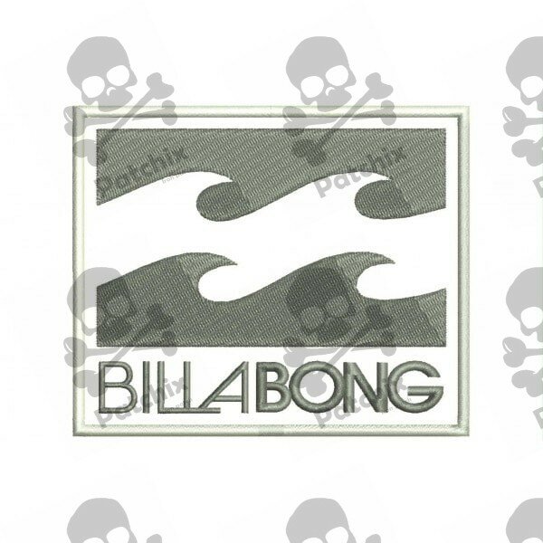 BILLABONG-parche de hierro Toppa ricamata, bordado, bordado