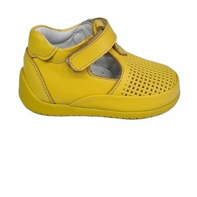 Pappikids Model(017) Boy's First Step Orthopedic Leather Shoes