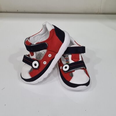 Pappikids-zapatos ortopédicos de cuero para primer paso, modelo (027), para niño