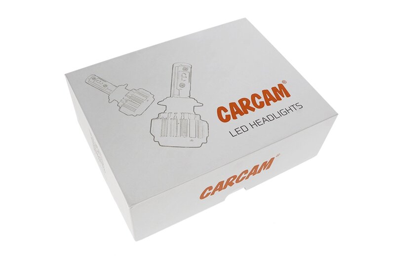 Carro kit lâmpadas led carcam h3 35 w/2 pces