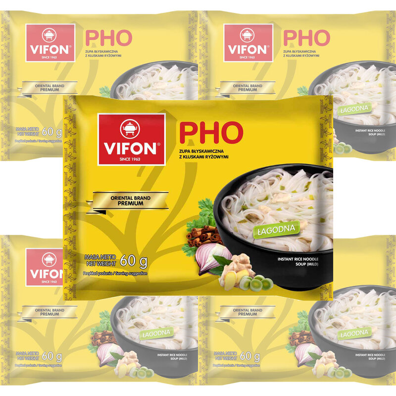 Set-noodles rice vifon premium-"FD" flavor beef (PHO), 60g-5 pieces noodles Noodles instant noodles вьетнамская noodles быстросуп