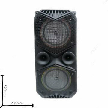 Mylatso zqs bt alto-falante 1819 usb bluetooth amplificador de combinação som subwoofer rua mala microfone acústica fm