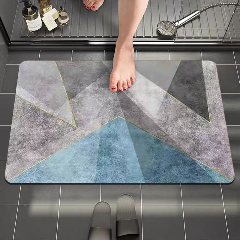 Super Absorbent Floor Mat  Good Flexibility Bend At Will Simple Maintenance Take Care Of Comfortable  Locality Floor Mats