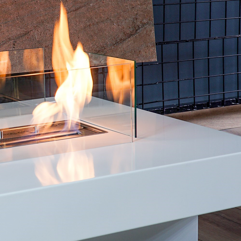 Chimenea decorativa portátil de bioetanol, calentador llama de calor para el hogar, oficina, hotel, restaurante, estilo nórdico, decoración sin humo