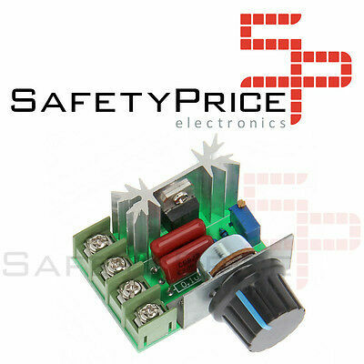 Adjustable voltage regulator 50-220V AC 2000W 10A tension PWM Motor dimmer SP