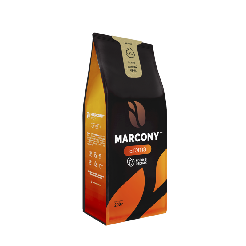 Кофе в зернах Marcony aromat со вкусом лесного ореха