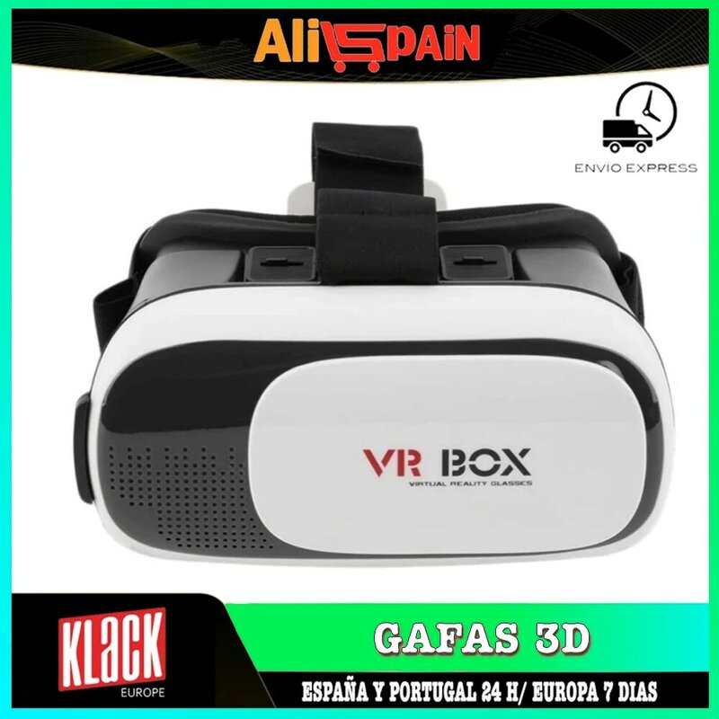 Glasses 3D Virtual Reality Bluetooth Vision Panoramica VR Box Stereo Blu-Ray Lenses All Models