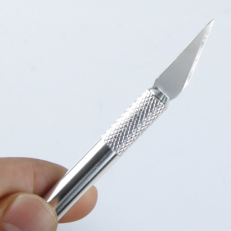 Non-Slip Metal Wood Carving Tools Fruit Food Craft Sculpture Precision Knife (Small) For Graver Cutting PCB Circuit Board Repair