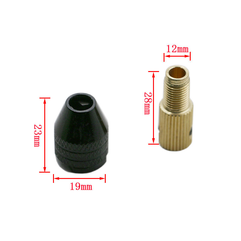 2mm 2.35mm 3.17mm 4mm 5mm albero motore elettrico Mini mandrino morsetto piccolo per trapano dispositivo di fissaggio Micro mandrino