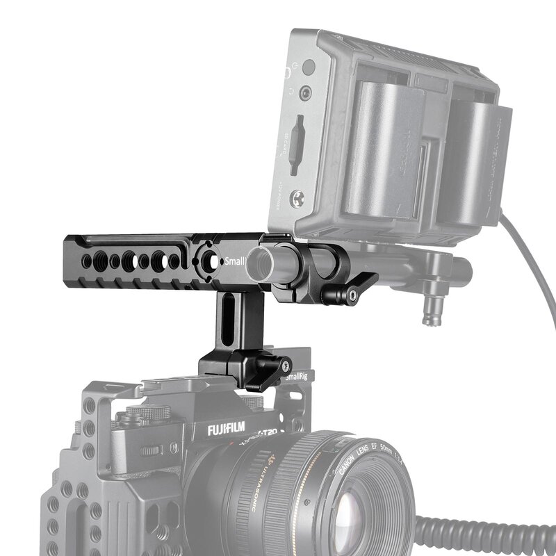 SmallRig Handheld Grip Top Griff Zubehör Kit Multi-Funktionale Kamera Käse Griff mit Rod Clamp und Versteckte Hex Spanner 2027