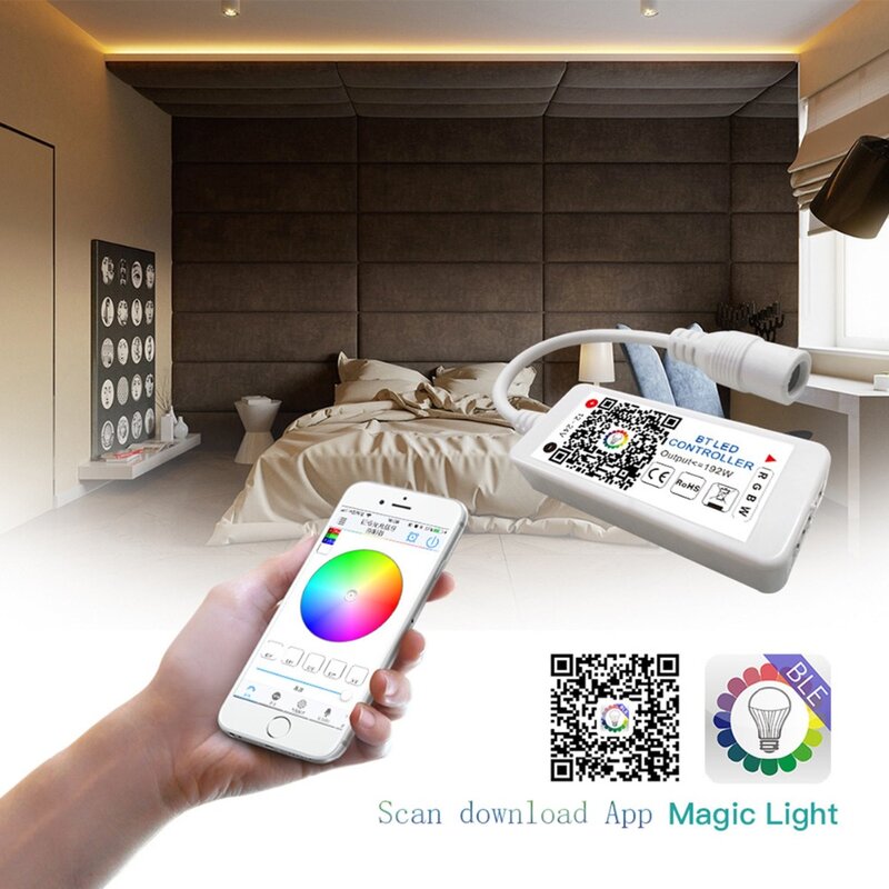 Tira de luces LED SMD 5050, cinta Flexible de diodo, 5M, 60LED/m, cc 12V, RGB, Blanco cálido, rojo, verde, azul, RGBW, RGBWW