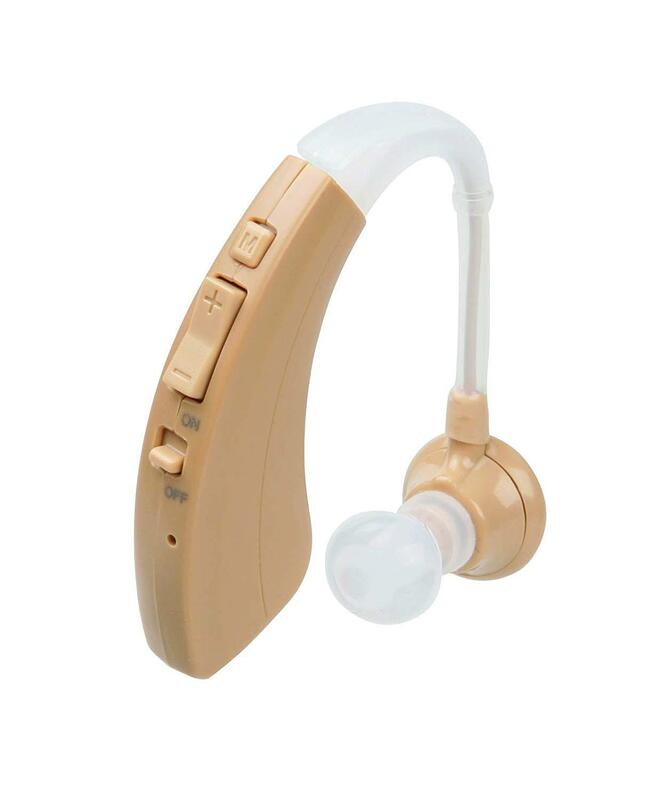 Amplificador auditivo com tecnologia de aparelho auditivo bte muito discreta, amplificador de som, aparelho auditivo, oferta