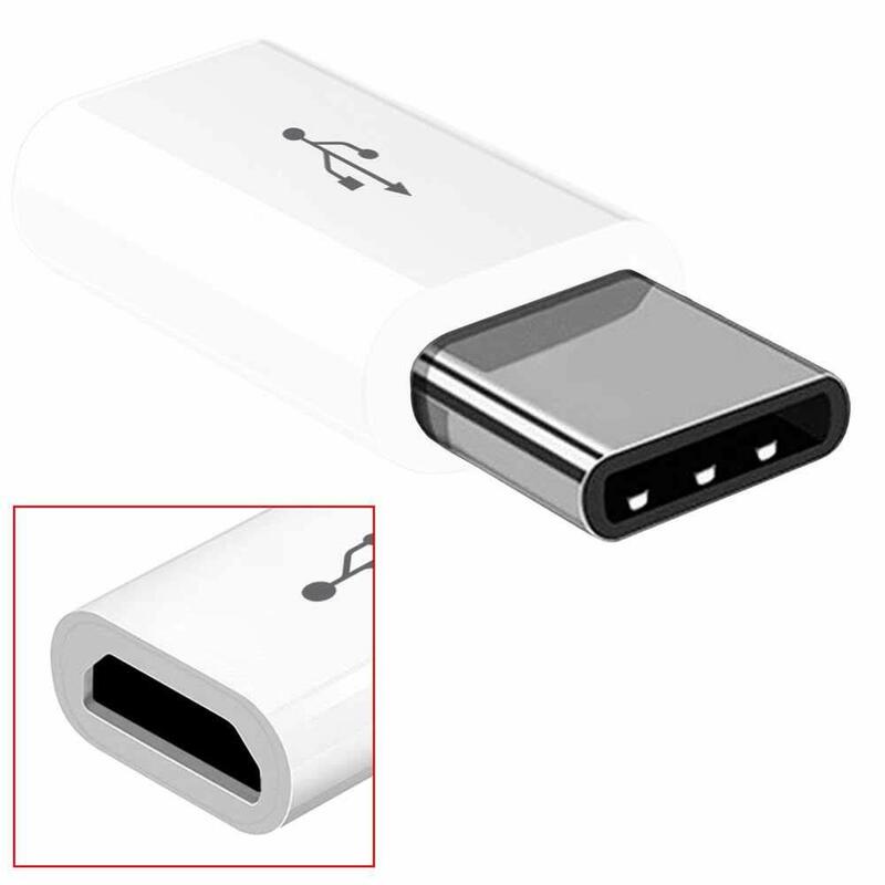 Adaptador otg tipo c, cabo micro usb thunderbolt 3 para macbook pro samsung s9