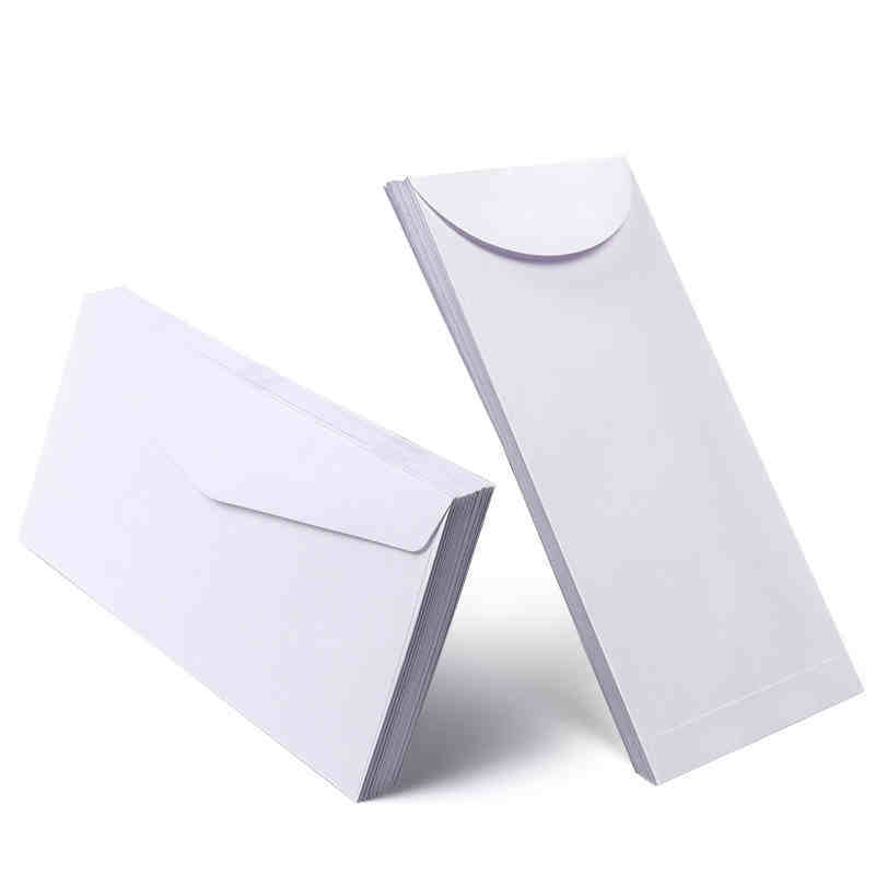 送料無料 20 ピース/ロット白封筒シンプルきれいな空白エンベロープシンプルな装飾的な結婚式の招待状の封筒