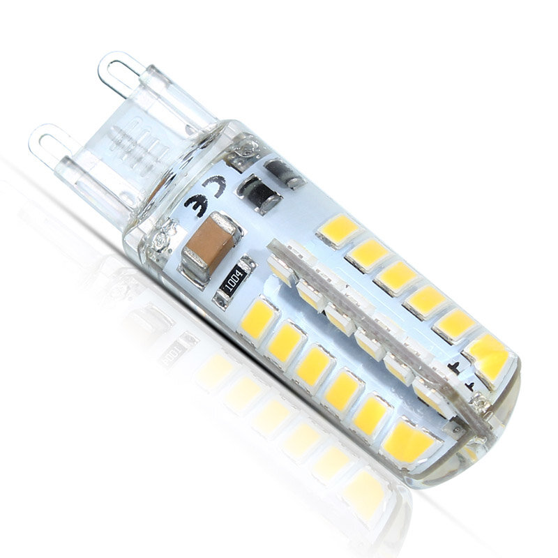1 ampoule LED SMD 2835 G9 4W 48 LED épis de maïs, lampe de remplacement halogène à 220 degrés, AC 360-200 V