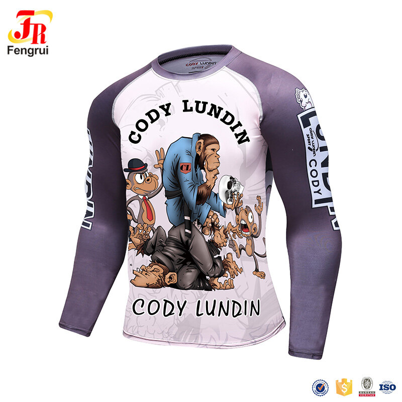 Chie Lundin-Camiseta deportiva de manga larga para hombre, ropa deportiva elástica de algodón, para Fitness y culturismo, nueva