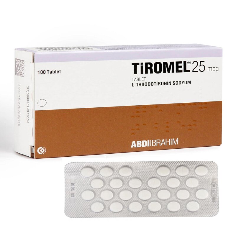 Tiromel 25mg 100 comprimidos t3 hormônio halterofilismo fitness ajuste suplementos esportivos para homem para mulher