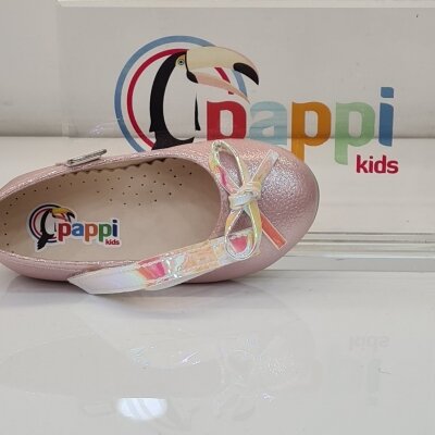 Модель 0403 года, ортопедические повседневные туфли Pappikids на плоской подошве для девочек, Сделано в Турции