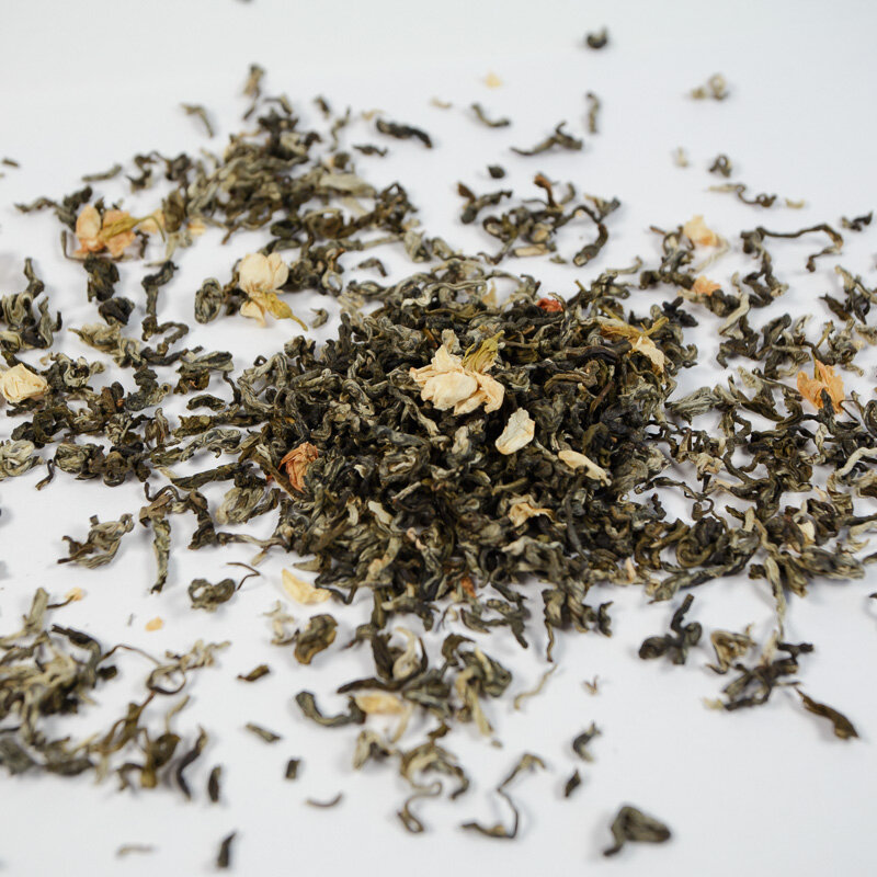 Jaśminowa zielona herbata skręcająca jaśmin śnieg Mo Li Pyao Xue, 100 gramów zielona herbata zielony liść herbaty zielona herbata chiny zielona herbata z chin jaśminowa zielona herbata chiński zielony herbata zielony liść herbata zielona herbata...